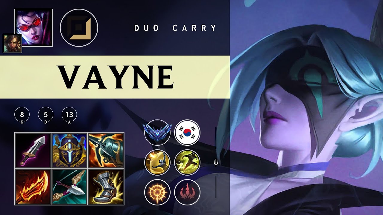 Vayne ADC vs Yunara - KR Diamond Patch 25.24