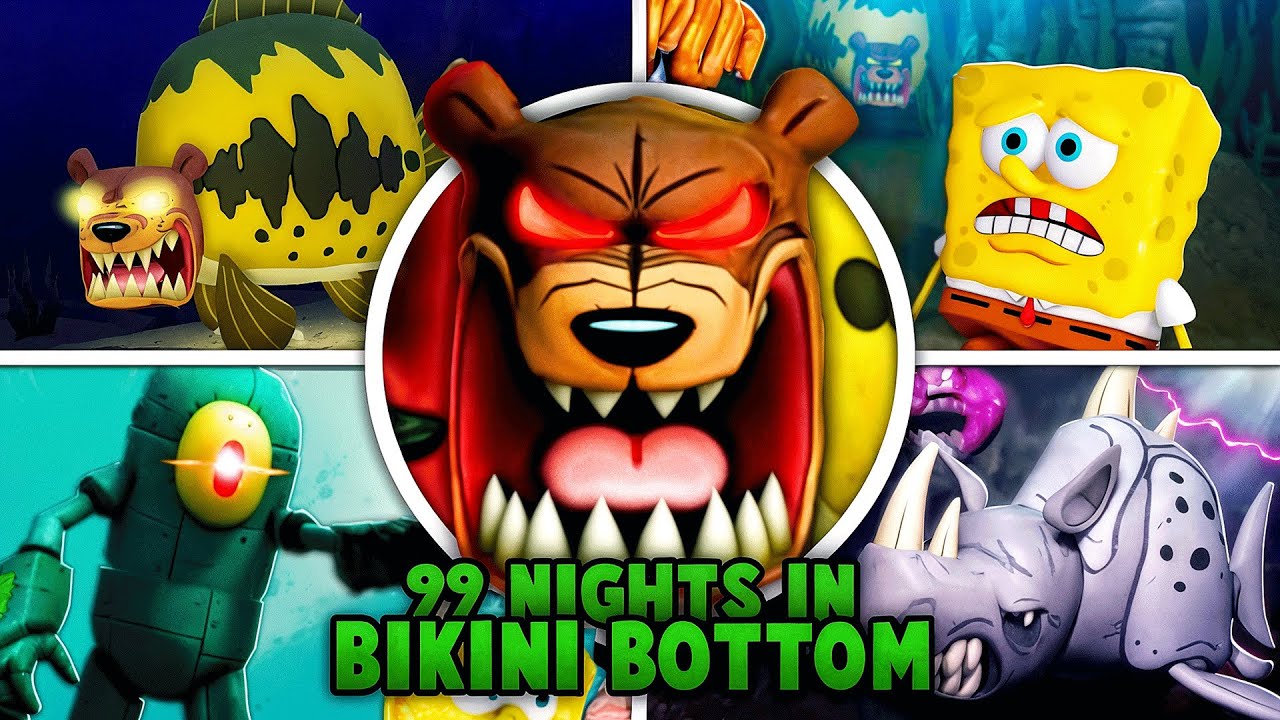 Survive Bikini Bottom - Full Gameplay + Ending (Roblox Showcase)