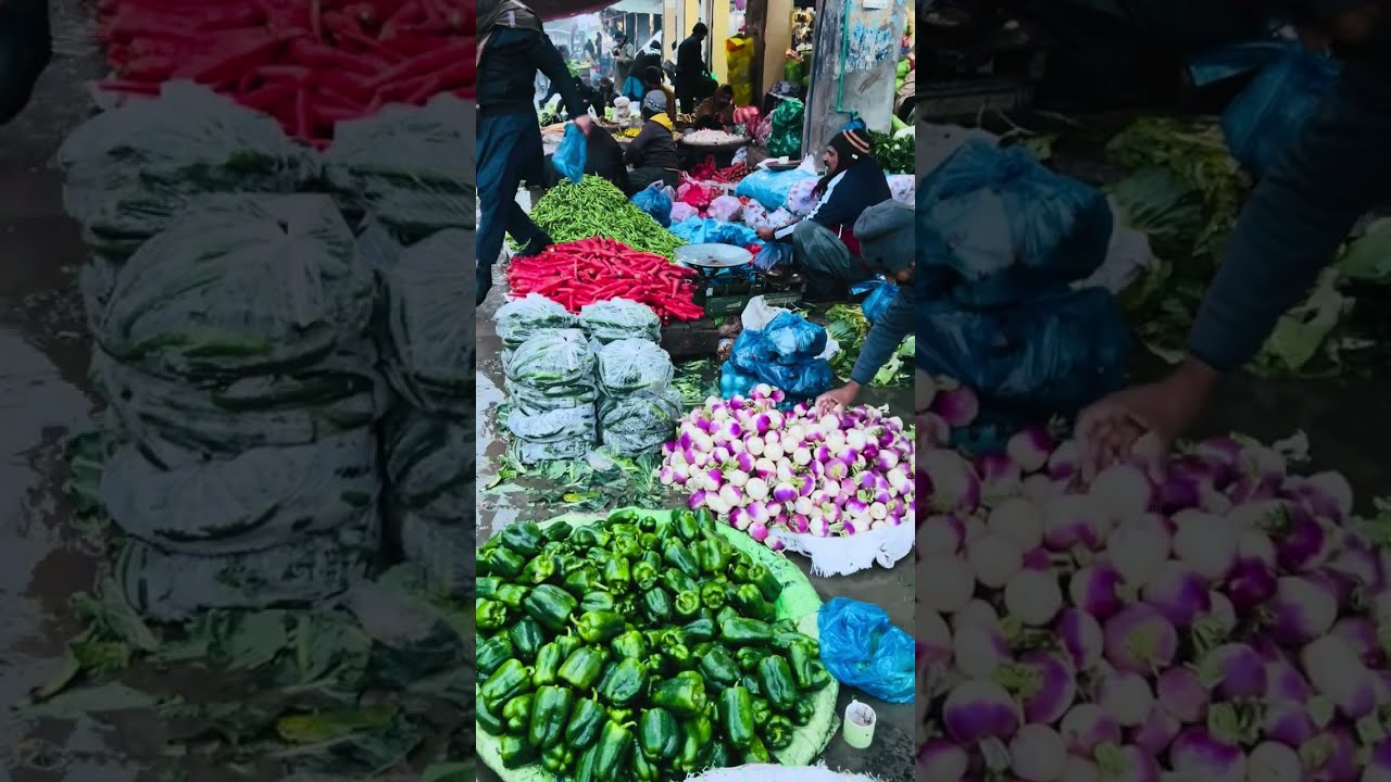شدید بارش اور سبزی منڈی اسلام اباد 23 January 2026