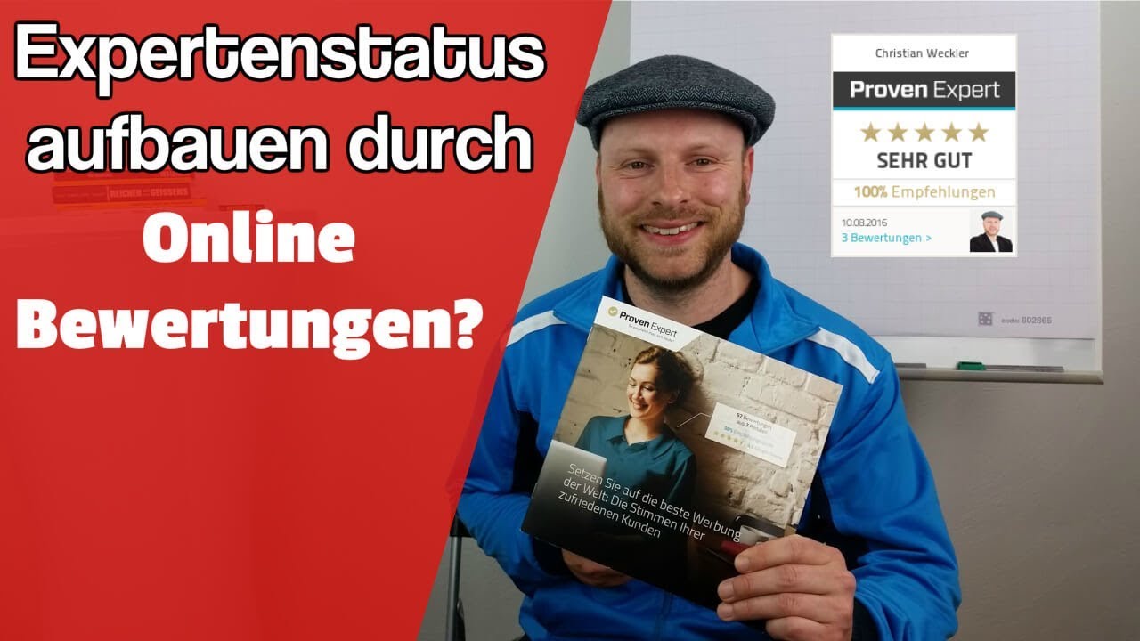 Expertenstatus aufbauen durch Online Bewertungen?