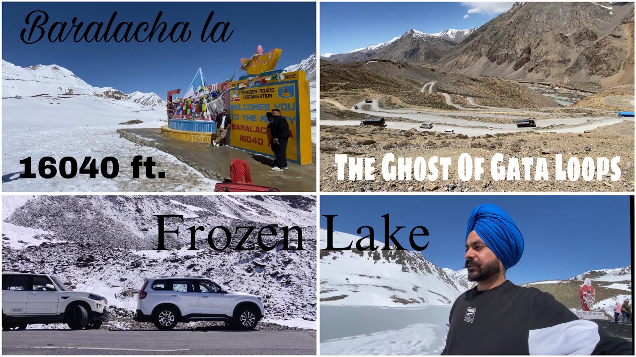 The Ghost Of Gata Loops | Baralacha Pass Frozen Lake Day 3 Punjab To Leh Ladakh | Mahindra Scorpio n