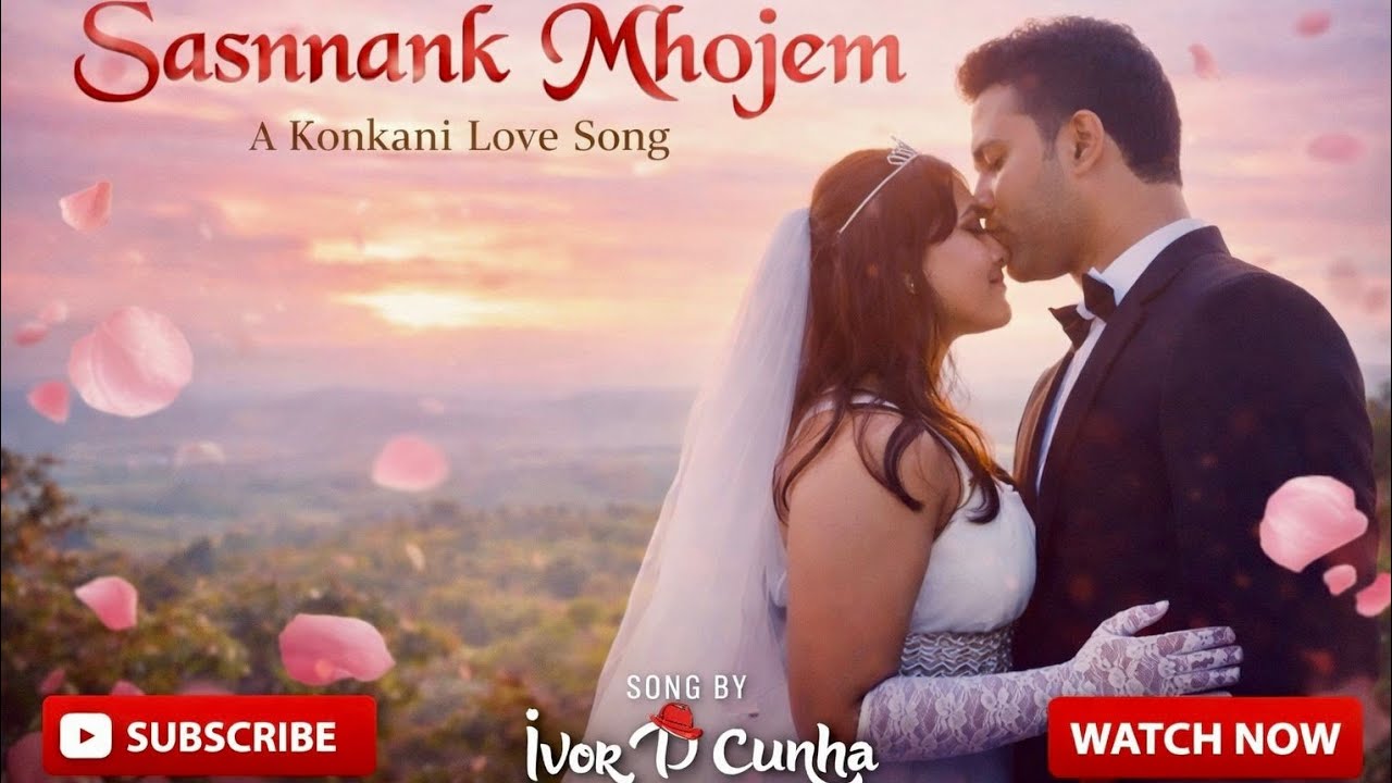 Konkani Love Song l Sasnnank Mhojem  | Ivor D'Cunha | New Konkani Song