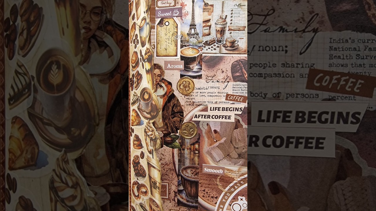 ☕ASMR Journal With Me | Coffee | Dutch door☕ 