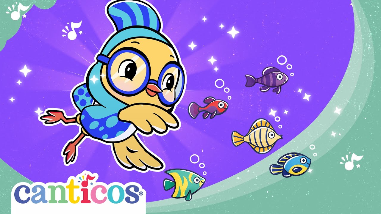 Stranger Danger | 3 Pecesitos se Fueron a Nadar | Canciones Infantiles | Bilingual Rhymes | Canticos