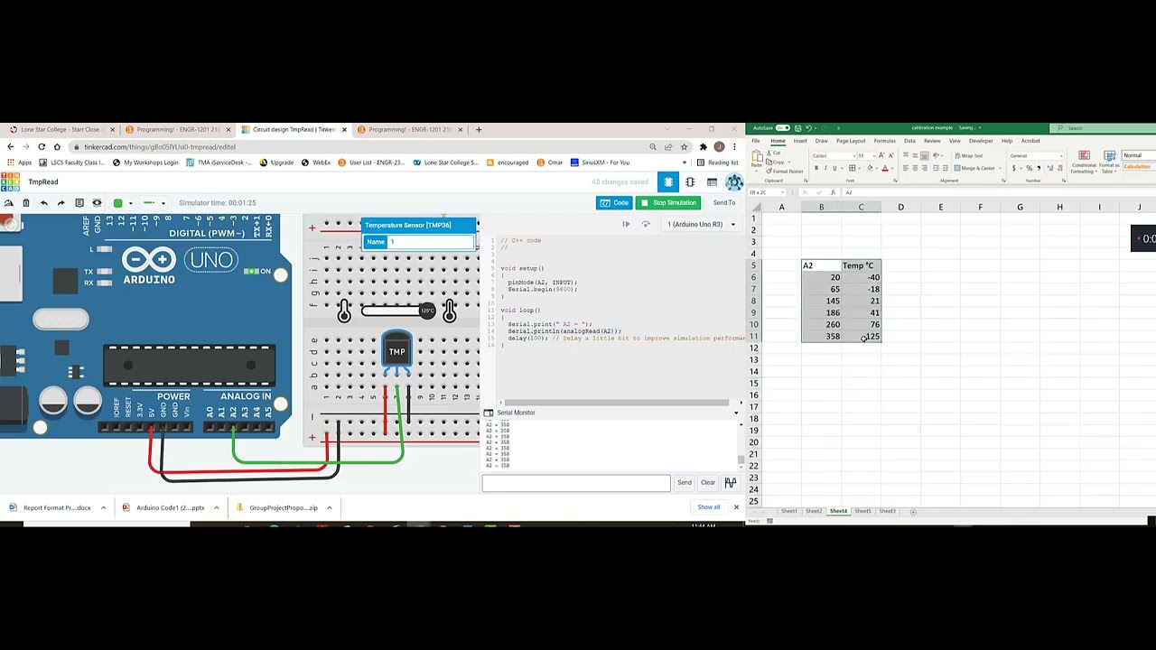 Arduino tmp calibration
