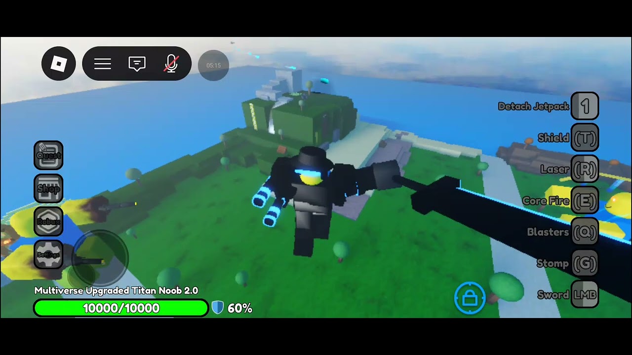 Ne:b but every 2 waves me and my friend upgraded || my friend name on roblox- quet[old name]