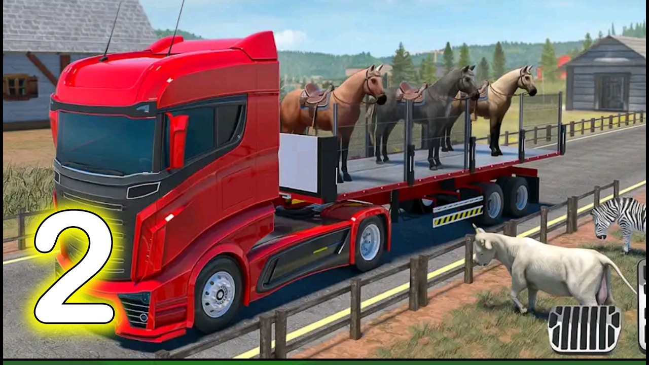 Wild Animal Truck Driving 3D - Animal Delivery Simulator (Android, iOS) Walkthrough Gameplay Part-2