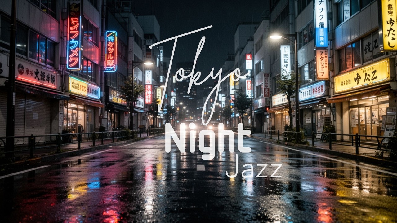 Tokyo Night Jazz 🌃🎷 | Smooth City Jazz for Relaxing Evenings
