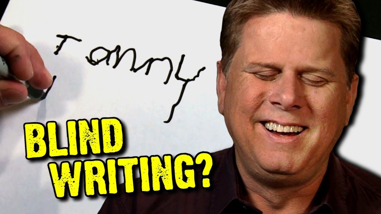 Могут ли слепые люди писать ручкой?