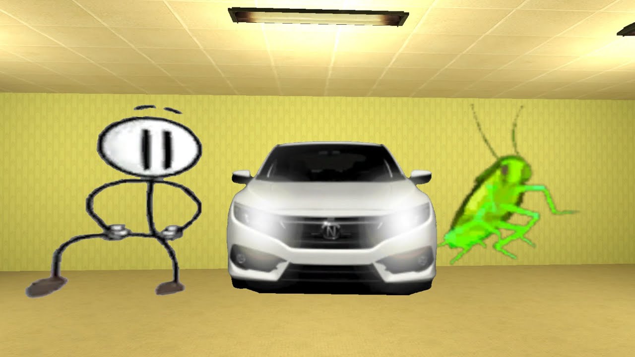 Henry Stickmin, Vehicle And Cockroach Super Nextbot In Garry's Mod