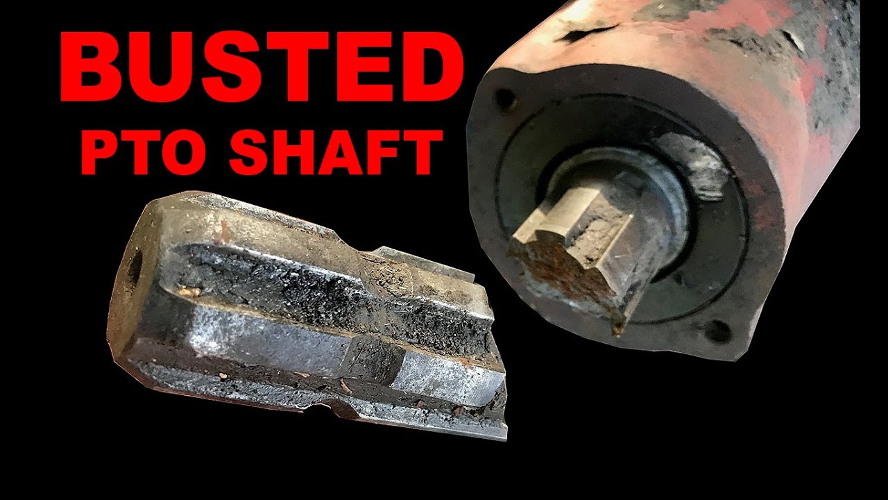 Replacing my tractor's broken PTO shaft.