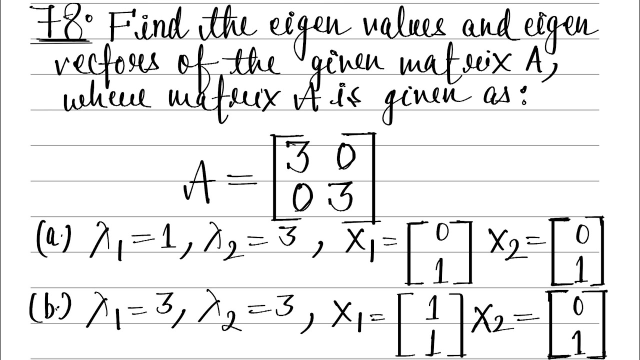 Linear Algebra Problem 78