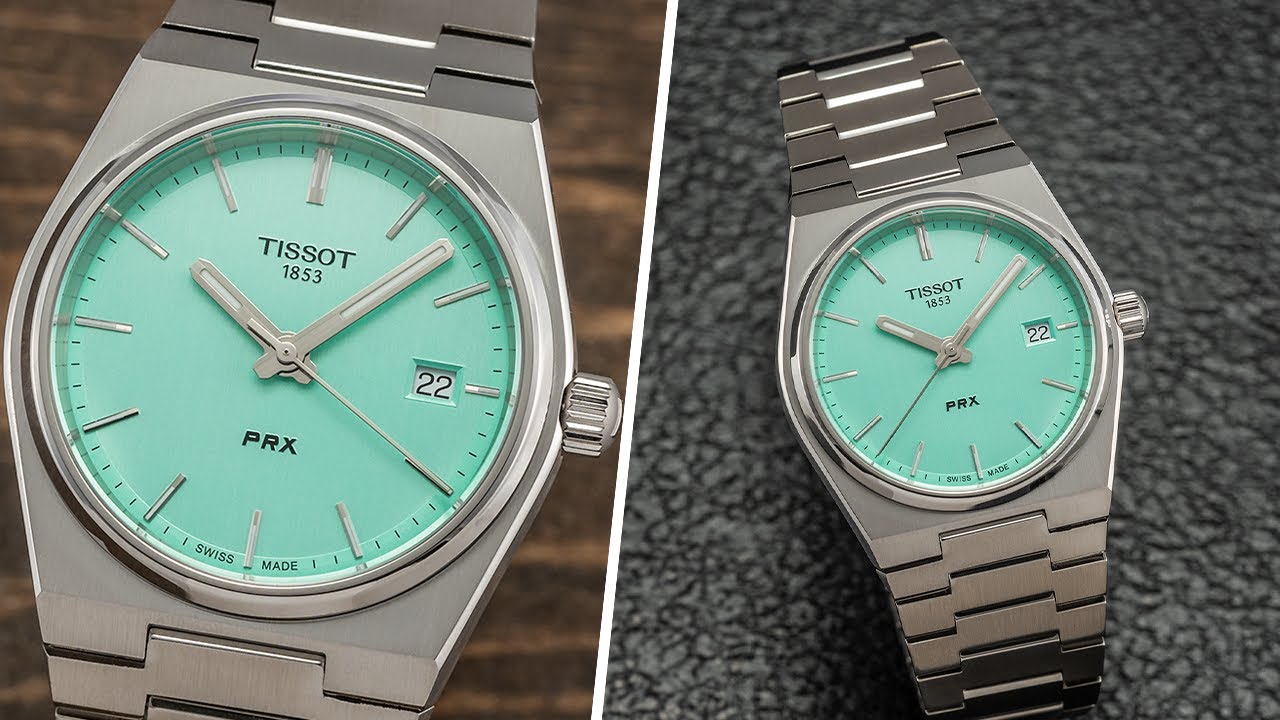 The Popular Mint Dial PRX Now in 35mm - Tissot PRX Quartz 35mm Review