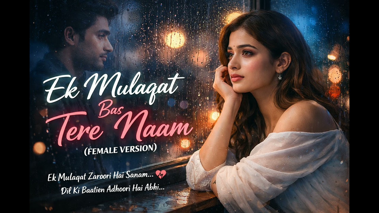 Ek Mulaqat Zaroori Hai Sanam (Female Version) 💔 | Sad Hindi Love Song 2026 | Heart Touching Song