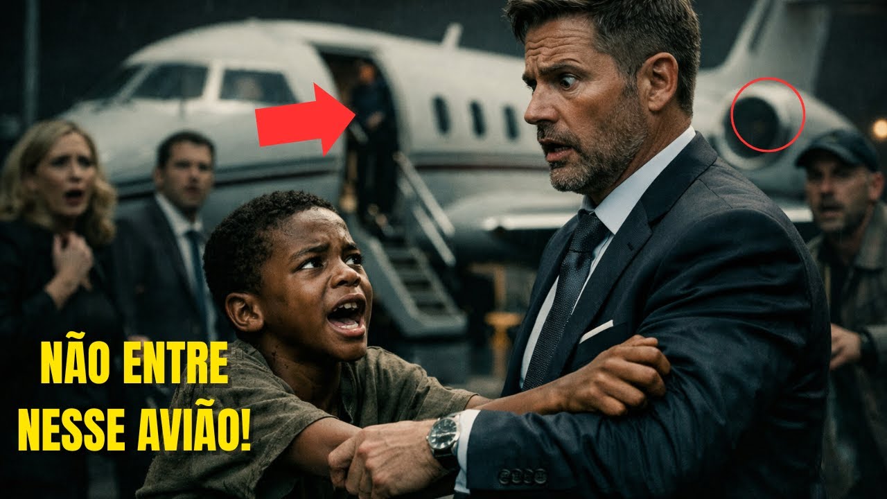 MENINO ÓRFÃO salva MILIONÁRIO de entrar no AVIÃO a tempo