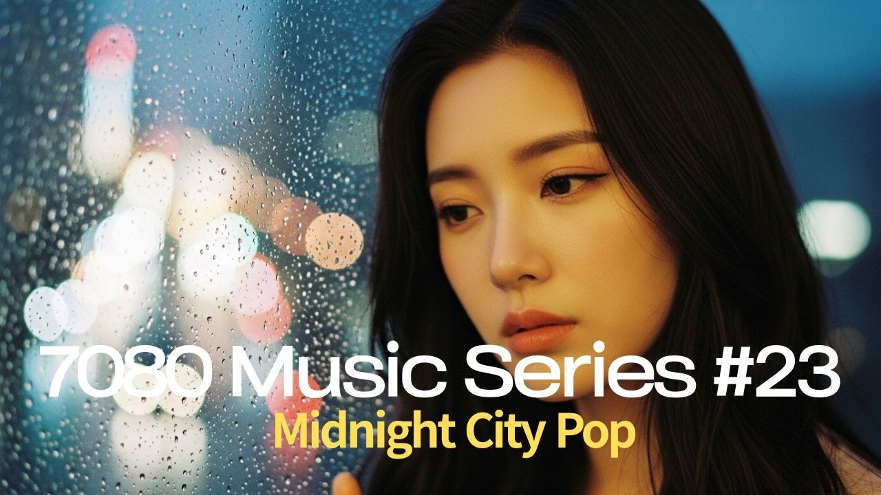 7080 Music Series #23 | 비 오는 도시의 밤, 젖어드는 그리움 | 고음질 시티팝 발라드 (Midnight City Pop)