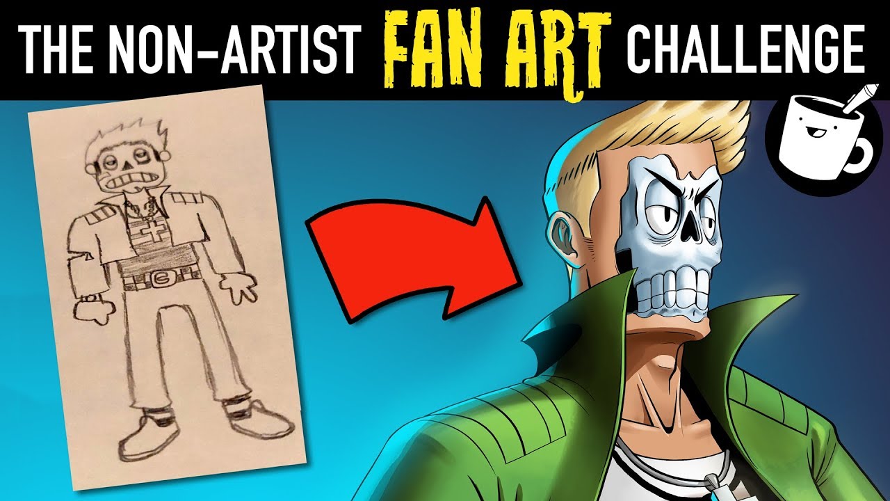 Artists Redraw Non-Artists' Drawings