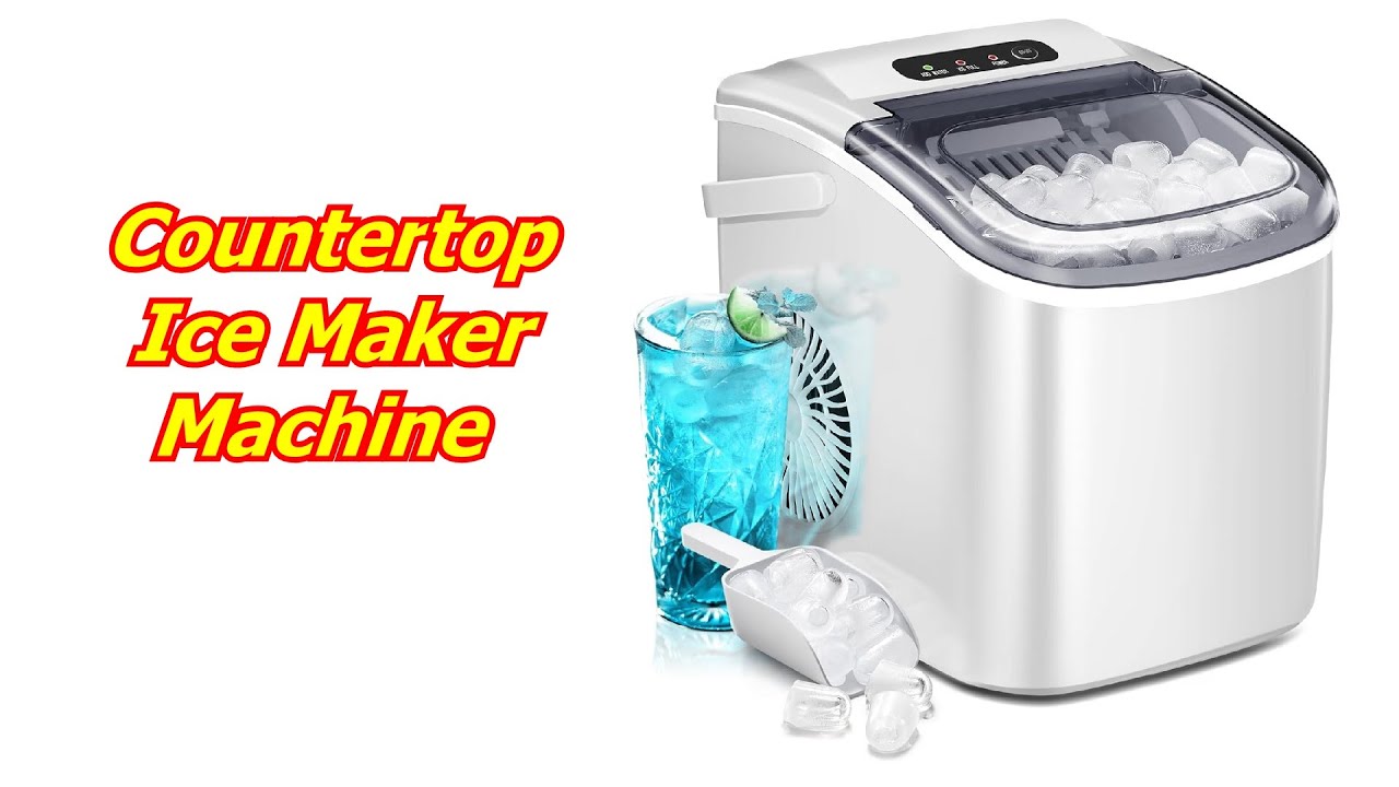 Portable Ice Maker Machine Countertop Open How To Use
