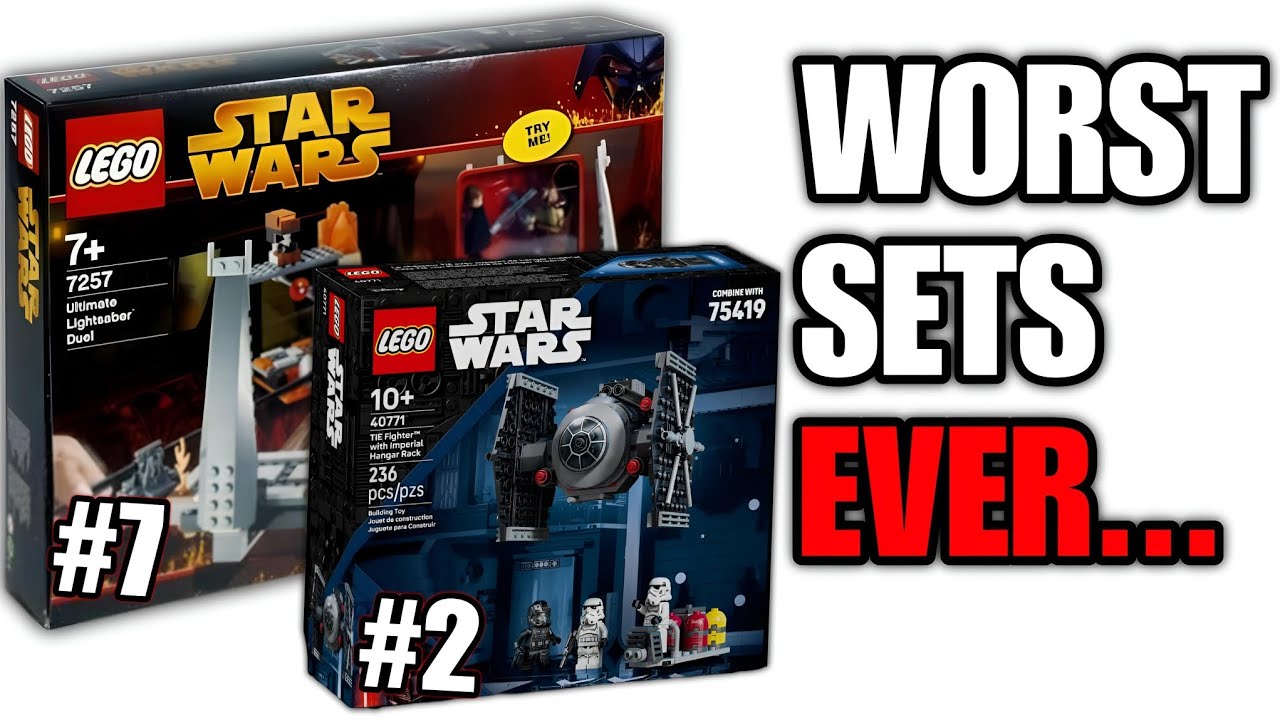 8 ХУДШИХ наборов LEGO Star Wars всех времён! 🥀💔