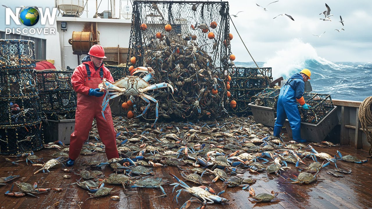 How Harvesting 20,000 Blue Crabs in 7 Days Can Earn $809,000 And More... | Fishing Documentary