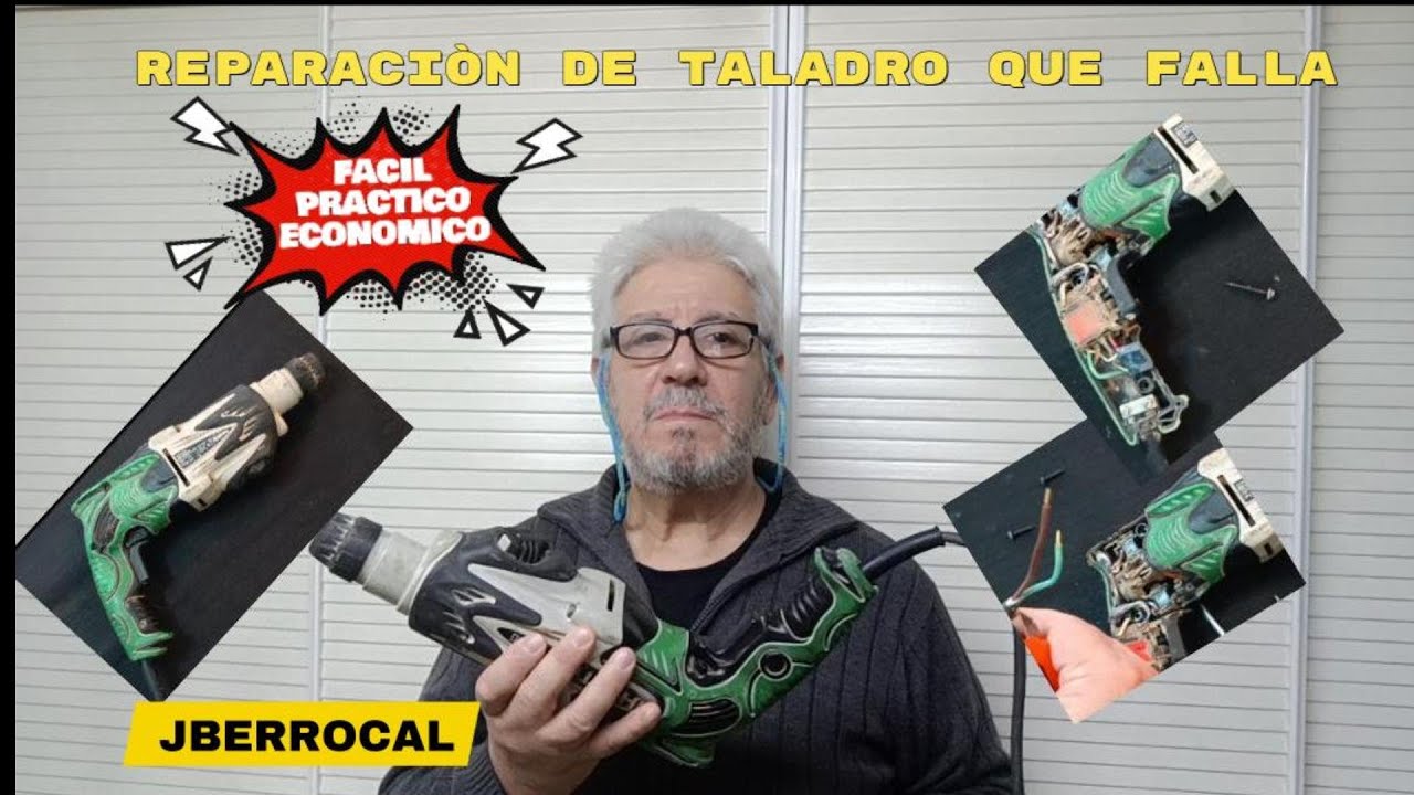 COMO reparar taladro PERCUTOR HITACHI QUE FALLA