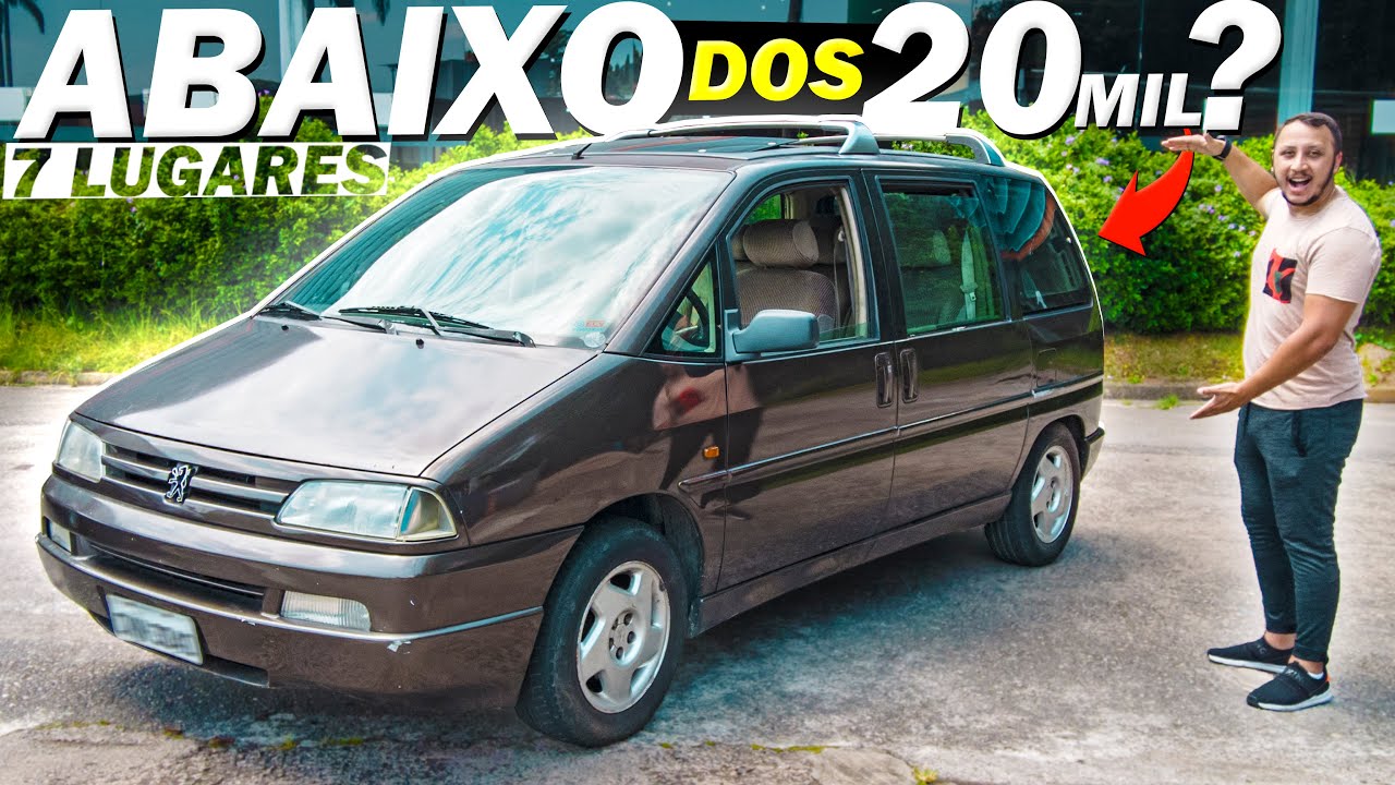 UMA MINIVAN de LUXO IGNORADA e BARATA COM 2 TETOS SOLARES😱 PEUGEOT 806