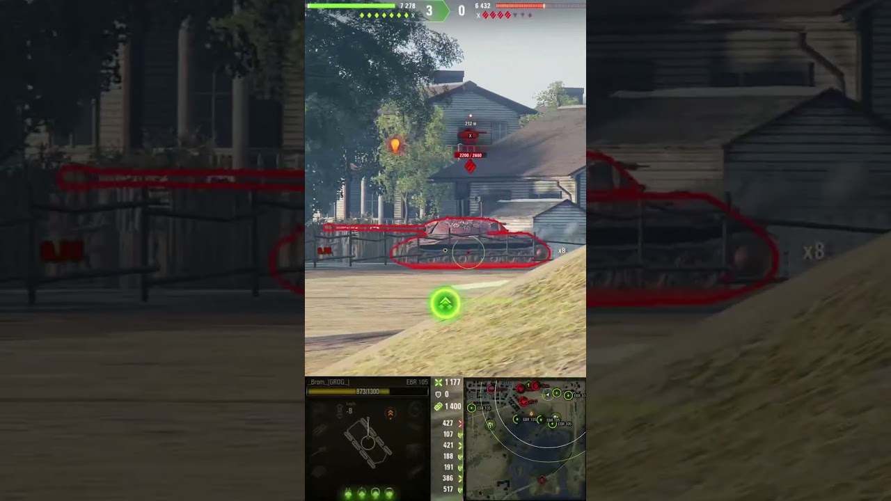 БЕЗУМНЫЕ ТАКТИКИ на СЕМИ ЕБРАХ 105 #10лвл #wot #7x7