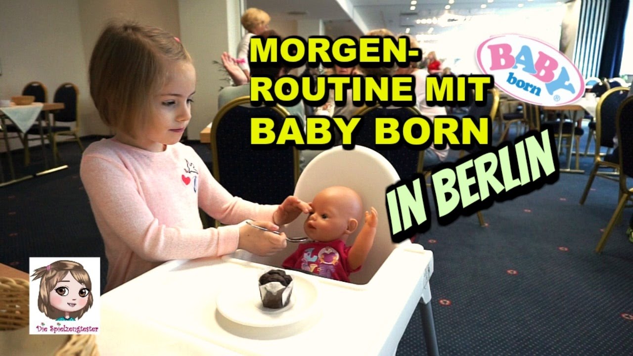 MORGENROUTINE IM HOTEL MIT BABY BORN ☀️ Urlaub in BERLIN 🐻 Get Ready with me