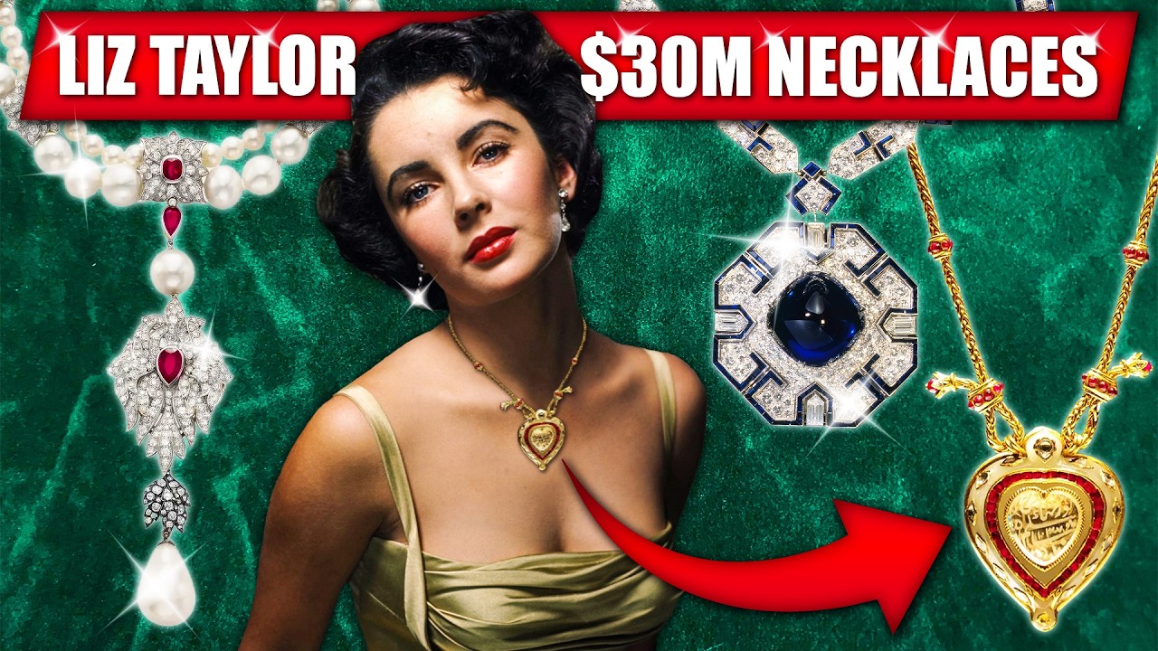 Elizabeth Taylor and Her Necklace Collection: Jewels Worth Over 30 Million Dollars