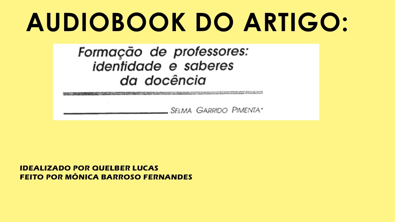 Audiobook do artigo 