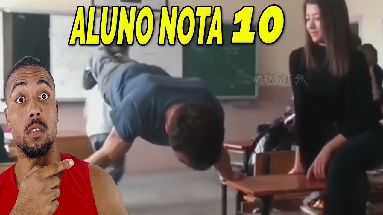 Isso que acontece quando se tem calistenico na escola! Calistenia na escola react