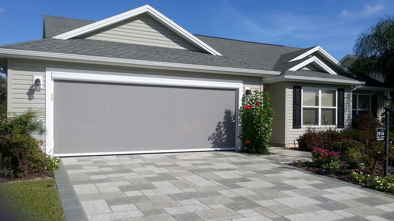 What is a Retractable Garage Door Screen?