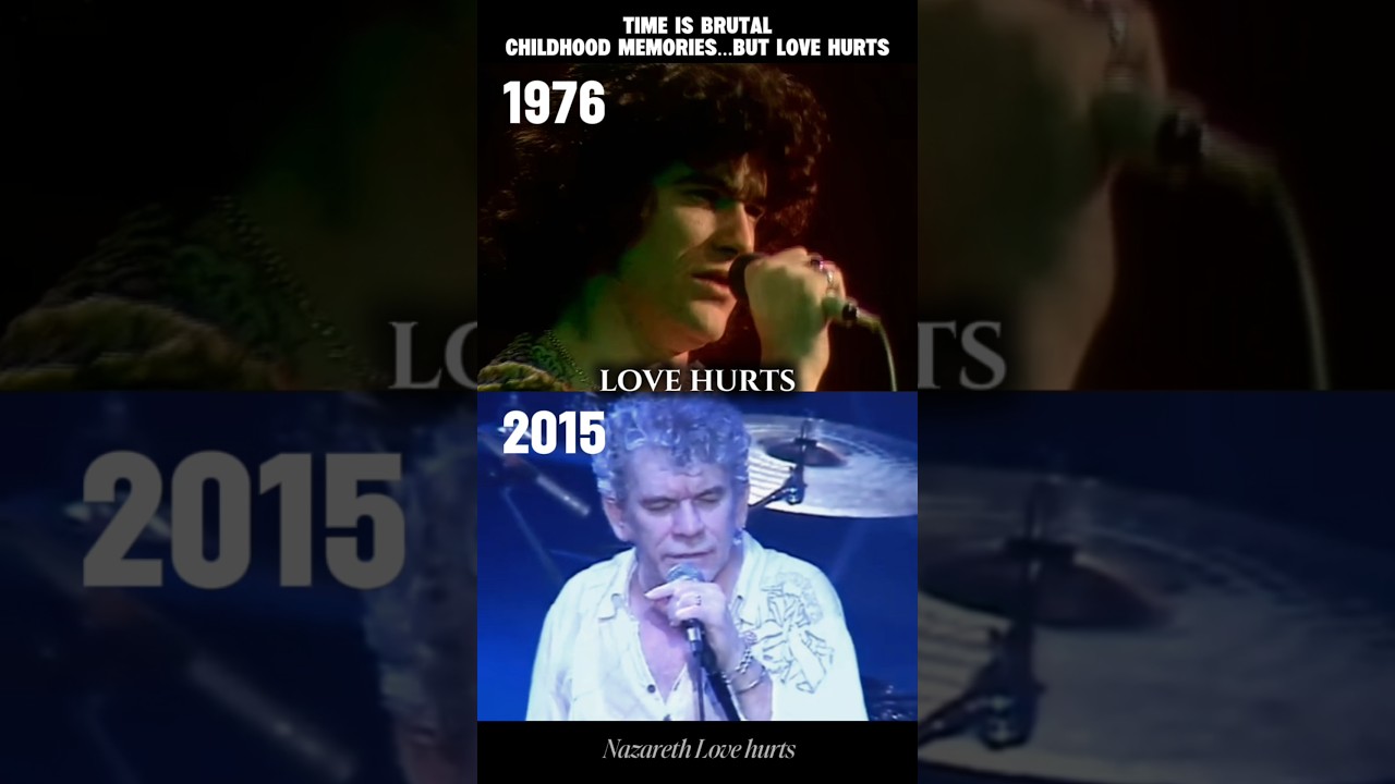 1976vs2015: Time is brutal but Love hurts #nazareth #lovehurts #nostalgia #retro #70smusic #music
