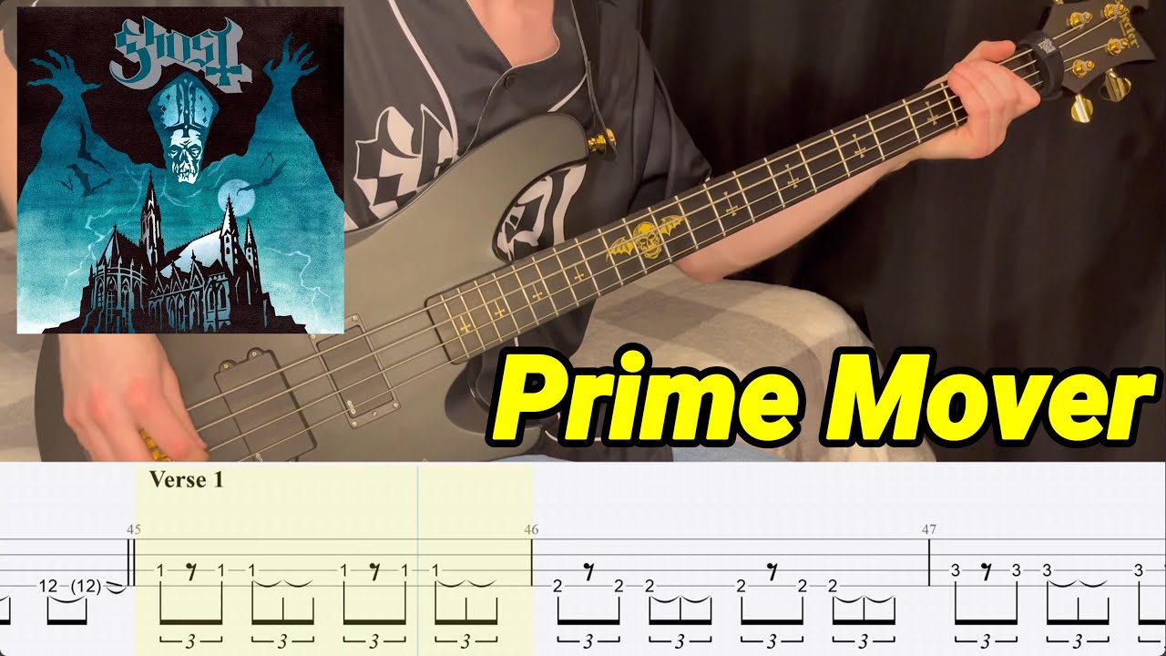 Prime Mover - Ghost - Bass Cover (With Tabs!)