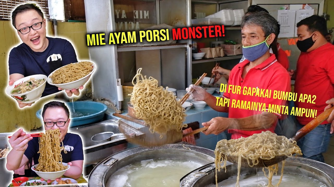 CUMAN MIE POLOS SAMA AYAM REBUS TAPI RAMAINYA MINTA AMPUN!!