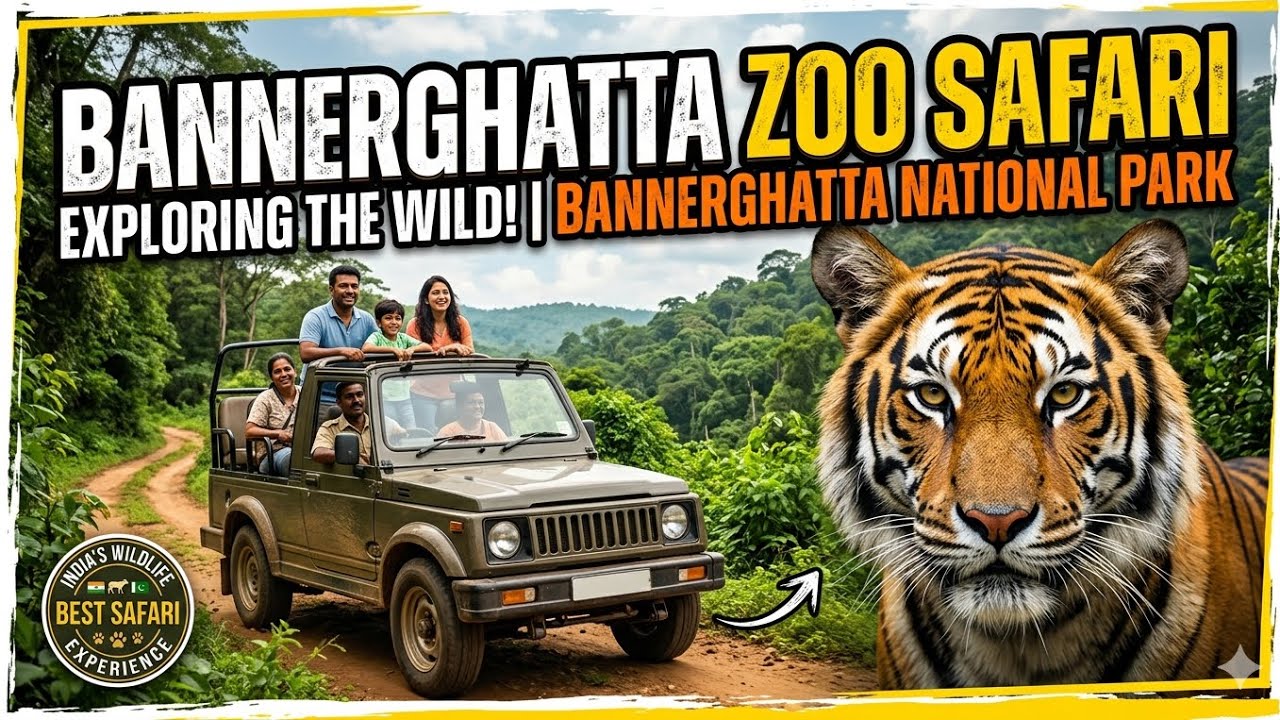 Bannerghatta Zoo | Bangalore Bannerghatta National Park | Best Jungle Safari | Full Travel
