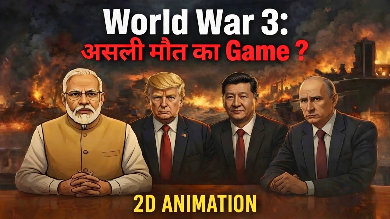 World War 3: Maut ka Game ? ☢️ || 2D Animation