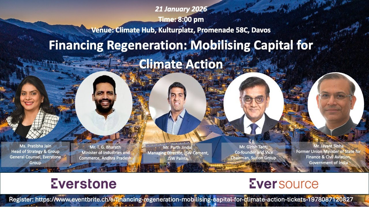#Davos2026: Financing Regeneration! Mobilising Capital for Climate Action