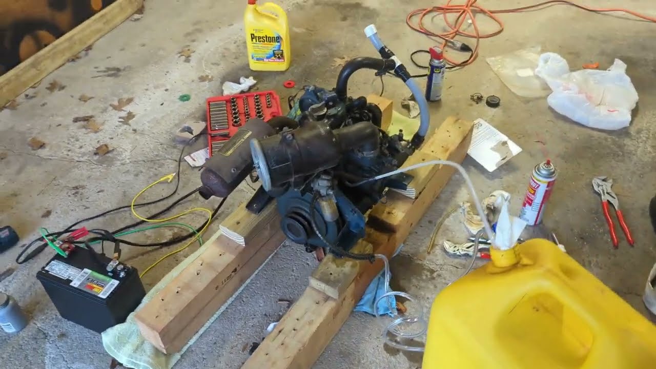 Kubota G4200 Engine Repair 2 Cylinder 12 HP Z430 Blown Head Gasket