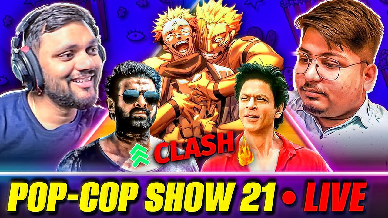 Divyanshu Kaala Jaadu karta hai 🤯 - Salaar vs Dunki Clash Confirm! 😵| Pop-Cop Show 21 • LIVE