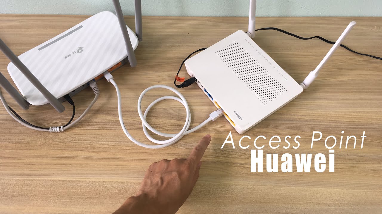Настройте Huawei ONT в качестве точки доступа