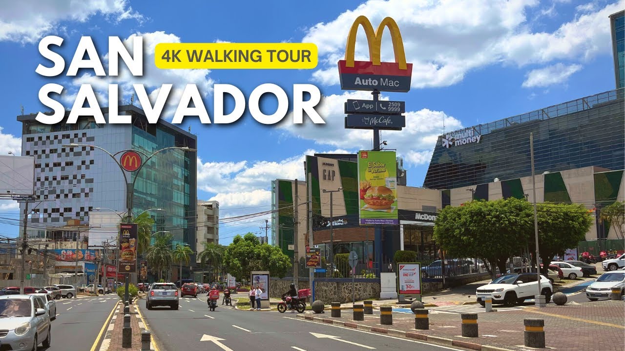 San Salvador, El Salvador 🇸🇻 - Zona Rosa - 4K Walking Tour