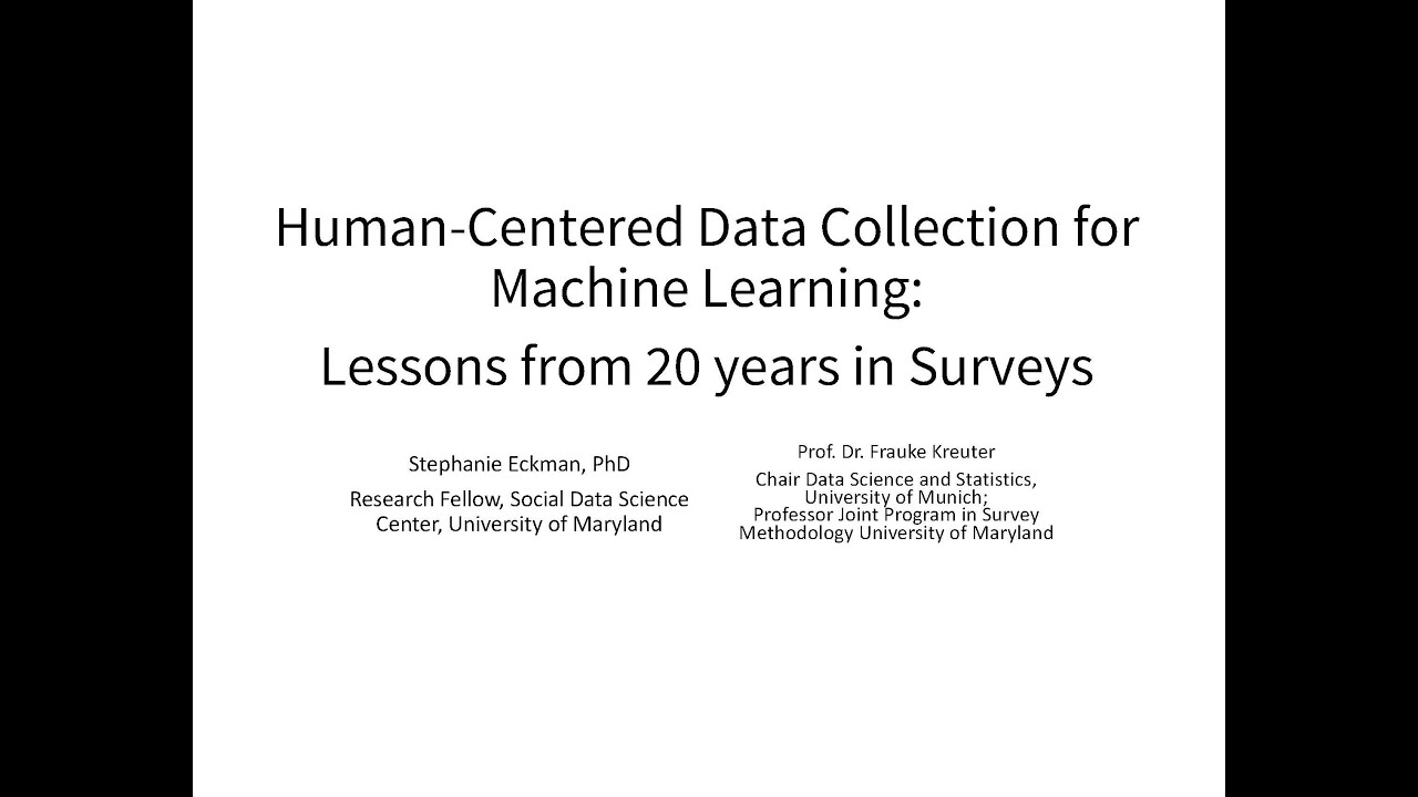 Tutorial: Human-Centered Data Collection for Machine Learning