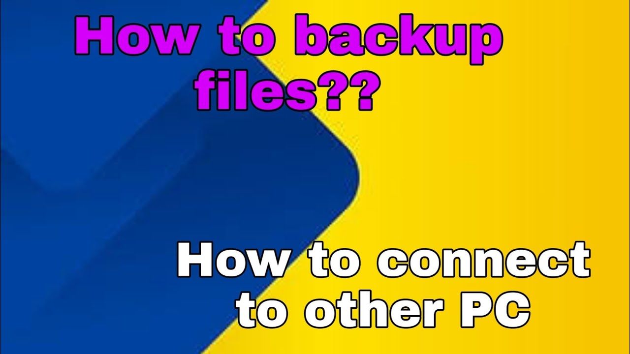 How to Backup files in Corrupted Windows 10 (OS) Step by step procedure