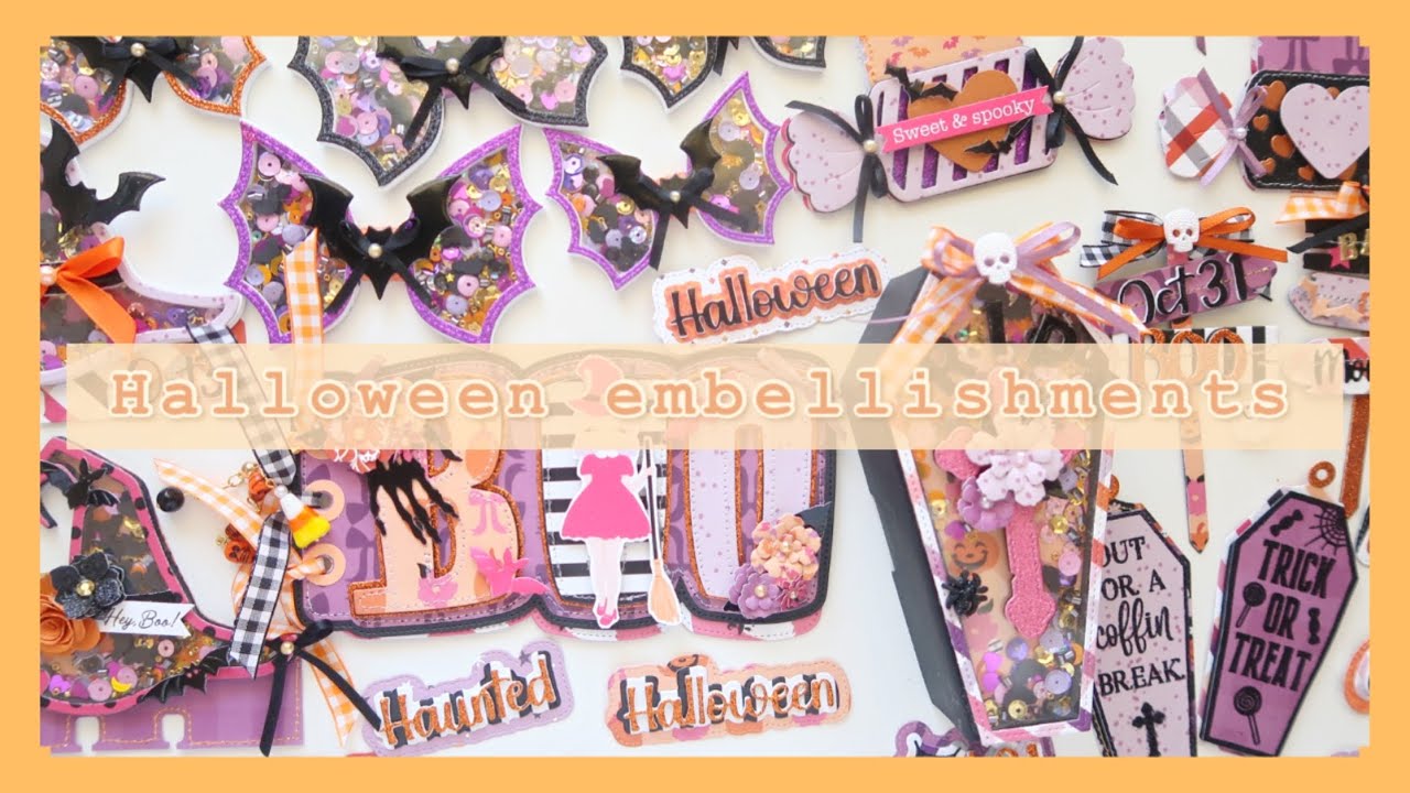 Поделиться проектом по созданию украшений на Хэллоуин | @ScrapDiva29 🎃