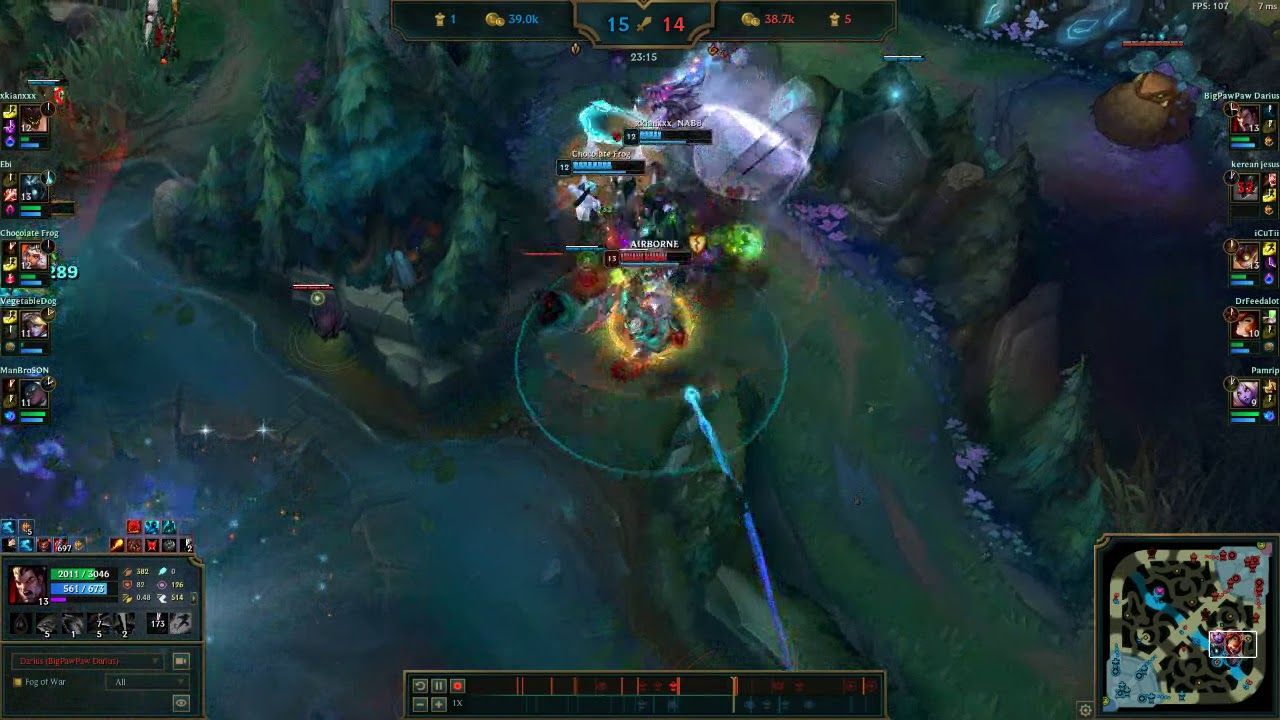 first penta on darius in S9 :DD