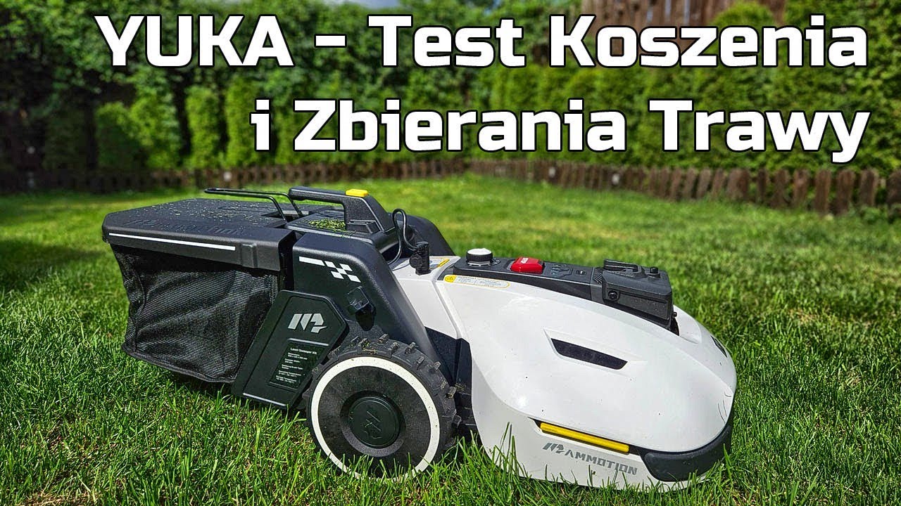 Robot Koszący MAMMOTION YUKA - Test Koszenia i Zbierania Trawy