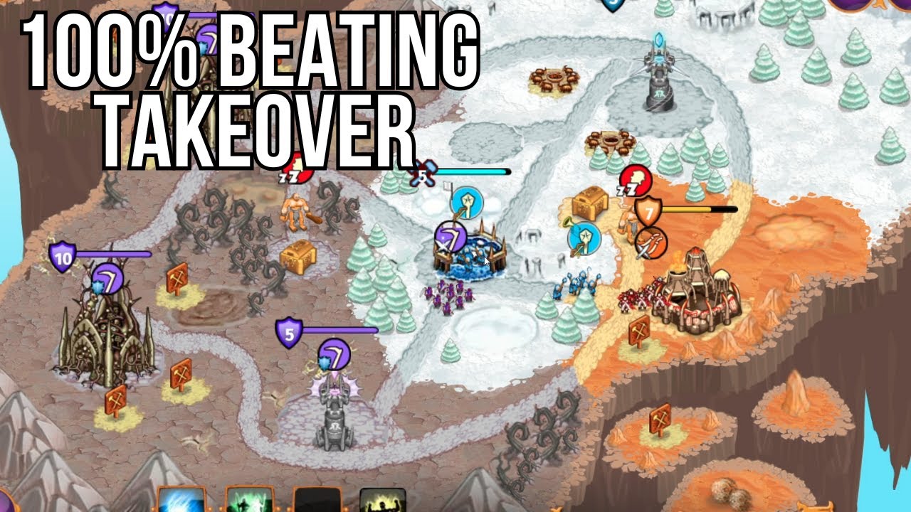 Trying to 100% beat this RTS Flash Game was Really Hard (Takeover)