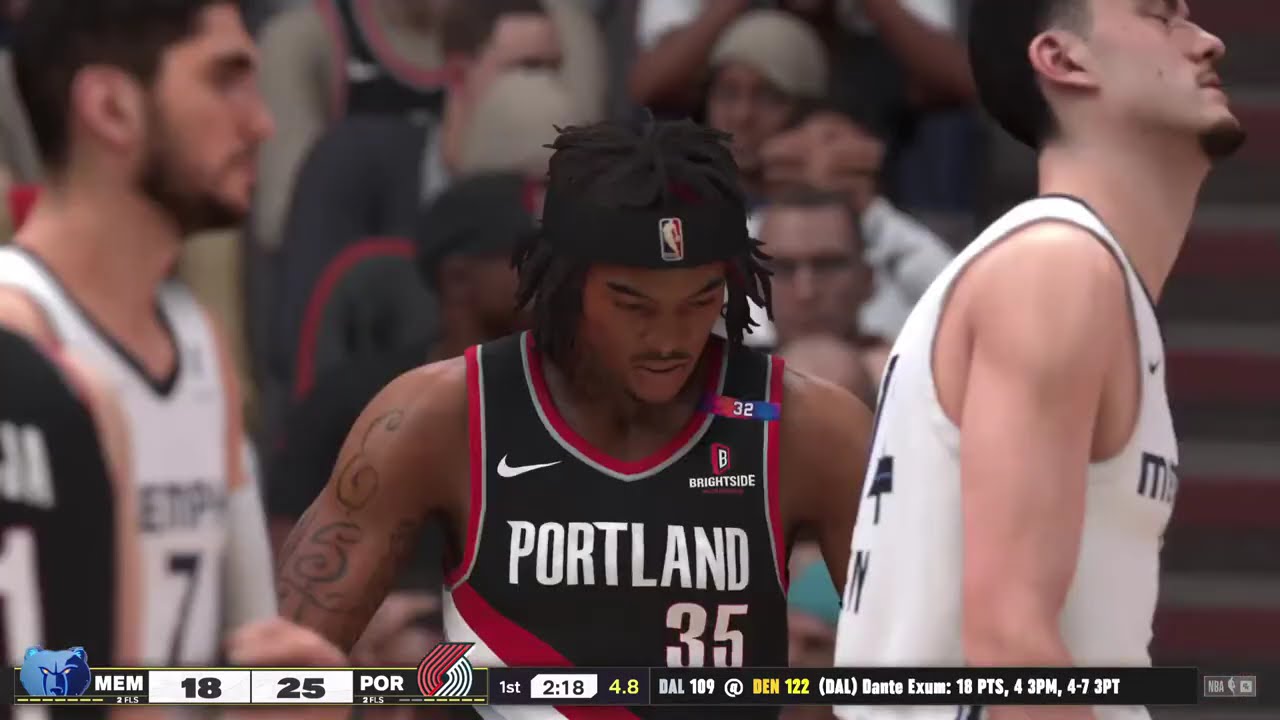 NBA 2K25 (PS5) Simulation: Portland Trail Blazers vs. Memphis Grizzlies