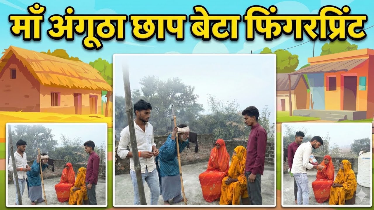 माँ अंगूठा छाप बेटा phingarprint sudhirhitlar comedy Sonu babu raushan raj sunil deewana 